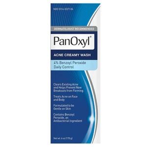 PanOxyl Acne Creamy Wash 4% Benzoyl Peroxide 6oz